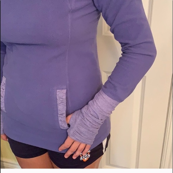 Purple Lululemon Apres Run Fleece Pullover - Picture 3 of 3